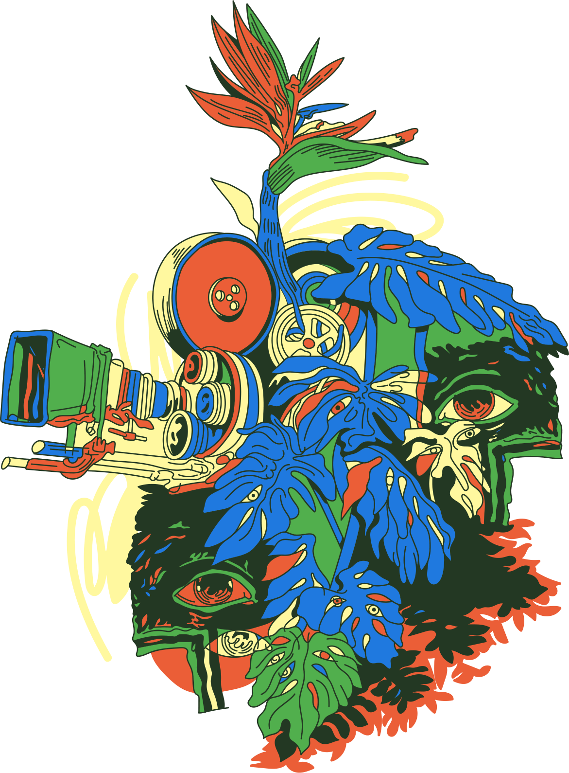 Festival de Cinema © Ilustra Marcio Moreno