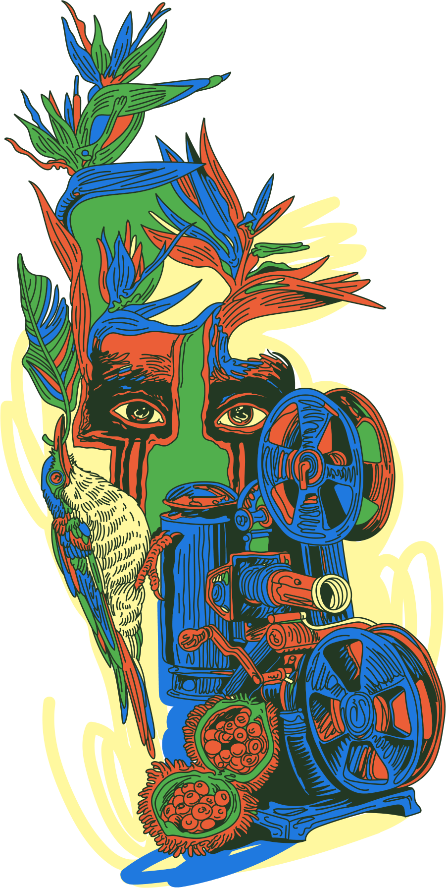 Festival de Cinema © Ilustra Marcio Moreno